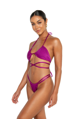 SICILY IRIS - HALTER BIKINI TOP
